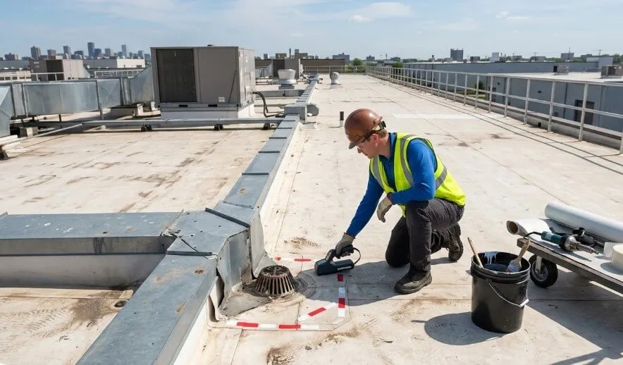 commercial flat roof repair