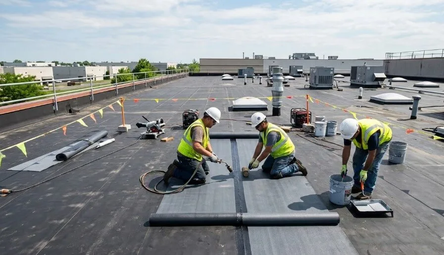 commercial flat roof repair